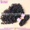 Shandong Factory Mongolian Curly Hair Extension Hair With Rubber Band