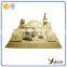 Beautiful cream pu leather wooden jewelery displays stand set