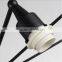 modern lighting black color fabric lamp shade ceiling light