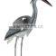 Plastic decorative garden heron