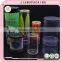 Decorative colorful cylinder tube vase plastic