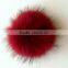 Raccoon Fur Pompom Balls