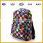 Polyester backpack with heat transfer printing backpack for school student