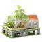 3D Paper Jigsaw puzzle Rainbow lodge With Planting Model