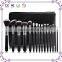 Custom logo professional goat hair 15pcs cosmetic makeup brush