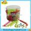 Mini Magic Low-sugar Mix Fruits Flavors Colourful Twist Roll