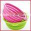 Cheap foldable eco-friendly silicone pet bowl