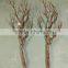 SJ140923 gardening decorative tree/white trunk dry tree/artificial coral branch