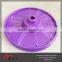 Thermoformed round acrylic advertising latticed tray