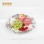 Wholesale Decoration Bulk Ceramic Fruit Tray/dessert Tray Dinner Plate