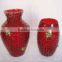 2017 New red mosaic glass vase in serie