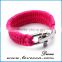 Wholesale paracord survival bracelet adjustable buckle bracelets for outdoor emergency