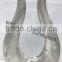 metal vase, flower vases, Vases in cast aluminium in U shape