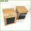Bamboo Kitchen Food Canister w Reusable Chalkboard Homex BSCI/Factory