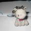 Keyring With Polyresin Mascot Decoration