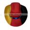 2017 new products cowboy style German flag football fans wool felt hat suppliers for World Cup sports events promotion