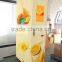 fruit orange juice squeezers dispenser kiosk