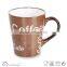 stonewre cheap round engraved ceramic mugs