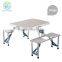 Aluminum alloy outdoor table folding, beer garden set