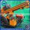China DTH rotary trailer type water well drilling rig HQZ-200 for sale