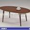 Home Furniture Tempered Glass High Quality Wooden Coffee Table