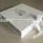 Eco-friendly pure toddler and baby clothes box , customized printing , ribbon closure.