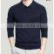 100% cotton long sleeve mens slim fit printing embroidery plain blank polo t-shirt