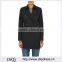 Customized Lady Apparel Simple Design Cotton-blend Belted Trench Coat(DQM036C)