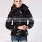 newest urban women high quality black ski down coat customzied