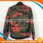 Men latest designs customized military nylon camouflage varsity jacket