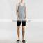 Slim fit plain grey loose tank tops men wholesale