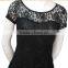 latest girls ladies transparent vintage lace flower dress