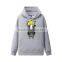 Mens Hoody Sweatshirt With Elbow Patch