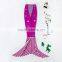 SHIJ Christmas Tree Crochet Mermaid Tail Blanket
