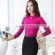 Wholesale Stand Collar Women Formal t Shirts New Fashion Pretty Ladies Clothing
