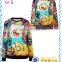 Latest fashion style ladies 3d sublimation printing pullover hoodie wholesale