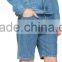 Wholesale Summer Comfortable Men's Loose Straight Blue Denim Short