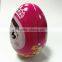 Free Sample Custom Lunch Egg Shaped Tin Box