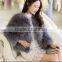 Woman's winter coat and ostrich sweater vest Beautiful winter coat/ turkey feather long coat