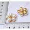 5 petals pearl flower cabochon phone shell accessory