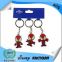 custom cartoon keychain,animation promotion keychain metal badge metal crafts