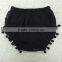 Wholesale clothing baby girl pom pom Sequin Shorts Bloomer Diapers