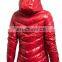 Custom european new style woman goose down jacket for winters