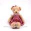 wholesale custom high quality personalized overalls teddy bear plush toy