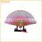 cheap foldable painted bamboo paper handfan