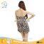 Hot Sexy Strapless Tight Mini Girl Dress Little Queen Flower Dress