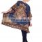 INDIAN Caftan Tunic polyester maxi poncho Women's Kaftan caftan Night wear Hippie Dress Kimono Satiny Silky Look Plus Size