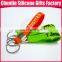 custom cheap silicone rubber keychains