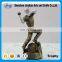 Silver color resin material man's shot-put competition trophy