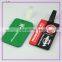custom printing shape plastic luggage tags loop strap